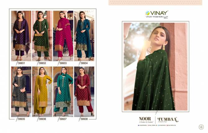 Vinay Tumbaa Noor New Exclusive Wear Viscose Designer Ready Made Salwar Suit Collection
